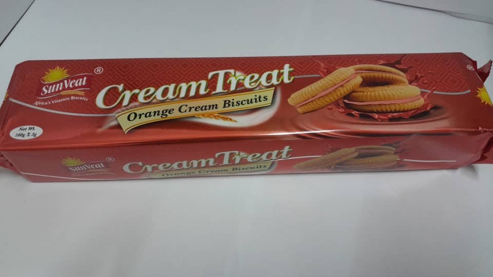 Sunveat Orange Cream Biscuit 160g