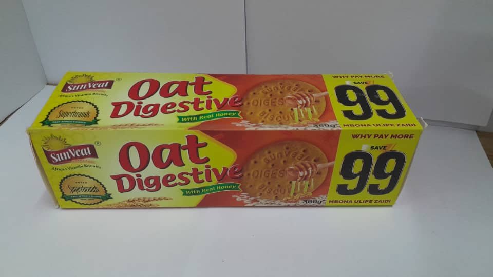 Sunveat Oat Digestive Biscuits 360g