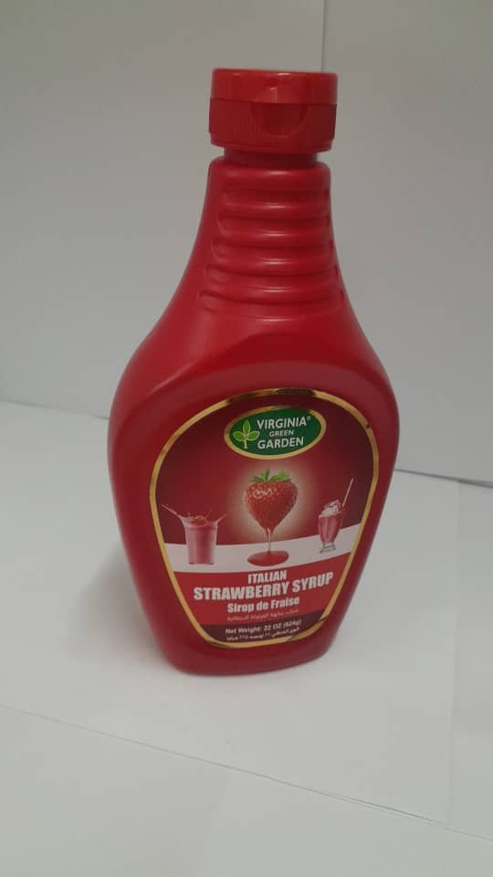 Virginia Garden Strawberry Syrup 22oz