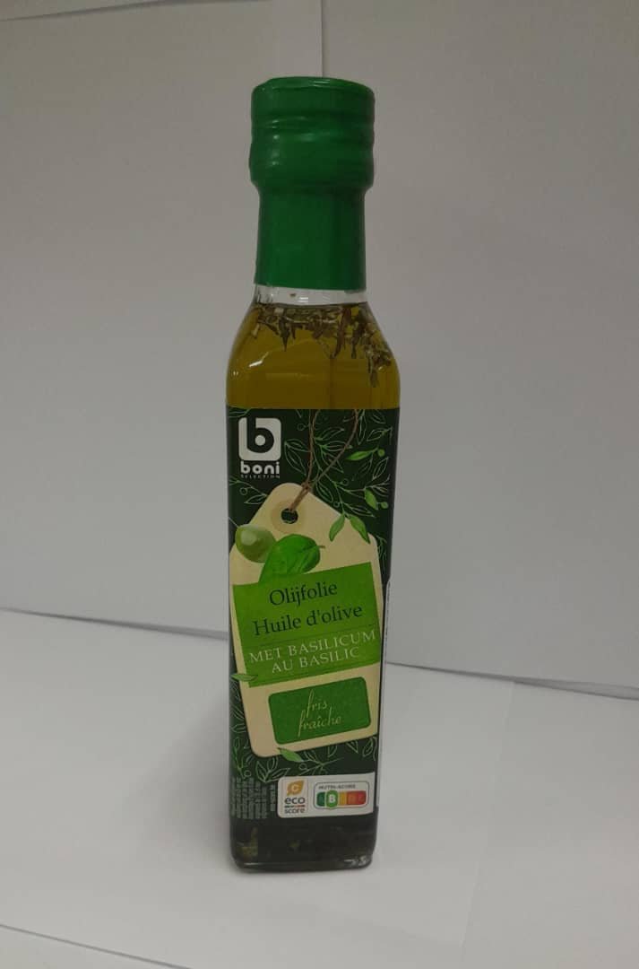 Boni Olive Oil with Basil 25cl