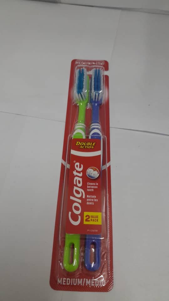 Colgate Toothbrush Double Action Twin pack