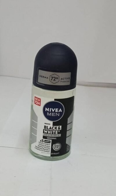 Nivea Men Anti-Perspirant Roll On Black & White Invisible 50ml