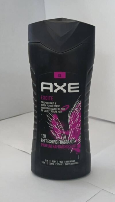 Axe 3in1 Body Face Hair Wash Excite 400ml