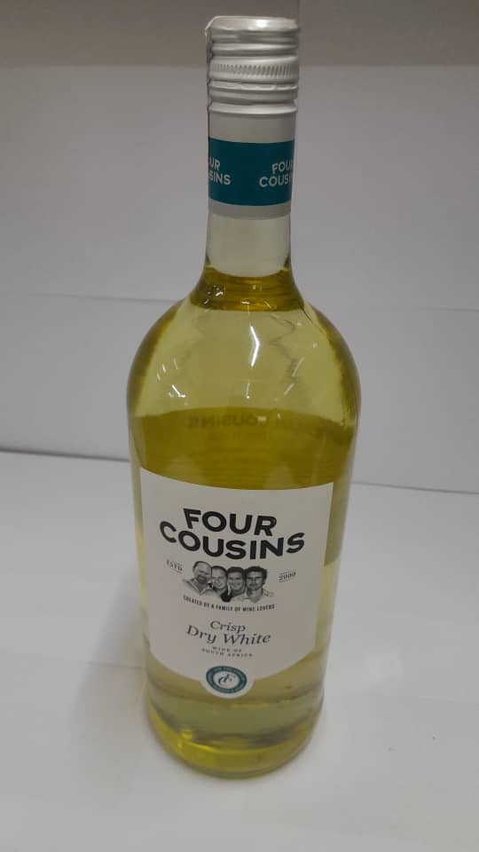 Four Cousins Dry White Wine 1.5L
