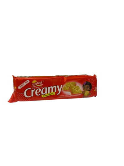 Sunveat Strawberry Cream Biscuits 160g