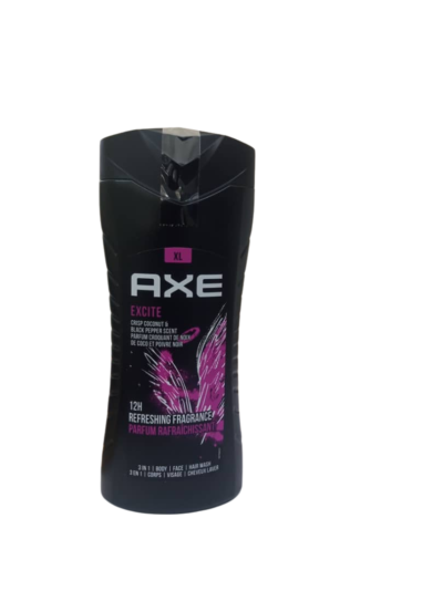 Axe 3in1 Body Face Hair Wash Excite 400ml