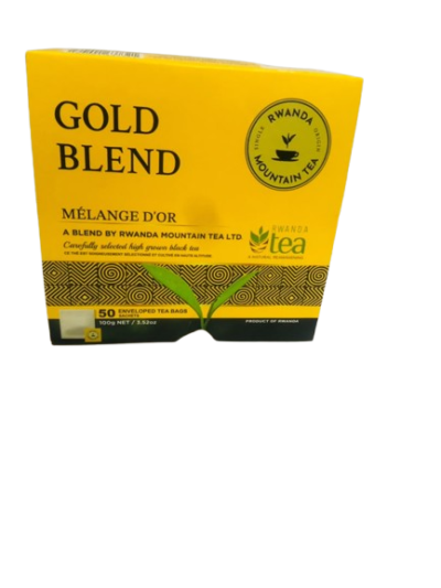 Rwanda Mountain Gold Blend Tea 50 Bags