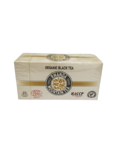 Rwanda Mountain Black Organic 25 Tea Bags