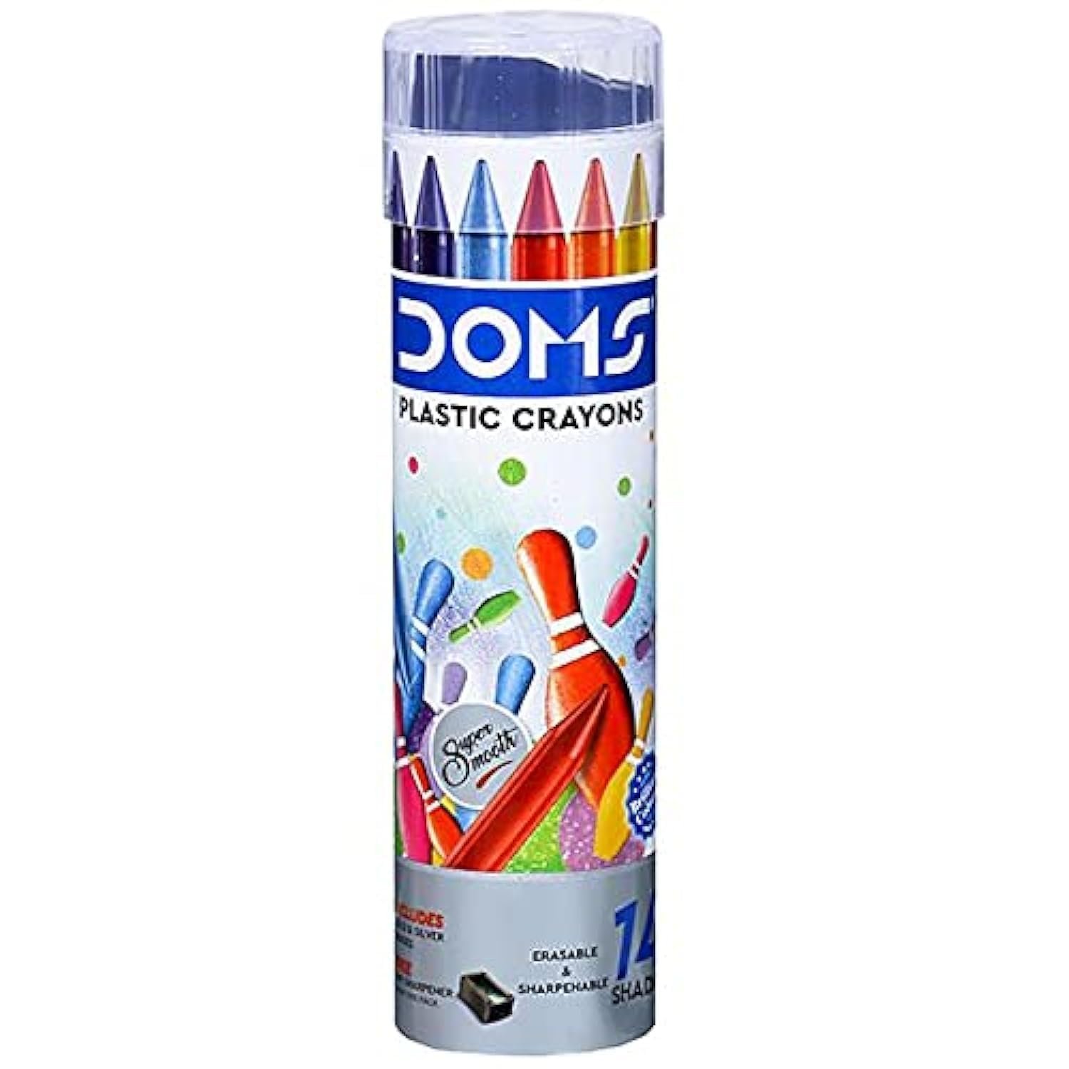 Doms Plastic Crayons 14 Shades