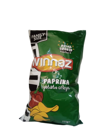 Winnaz Potato Crisps Paprika 225g