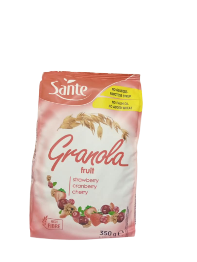 Sante Granola Strawberry,Cranberry,Cherry 350g