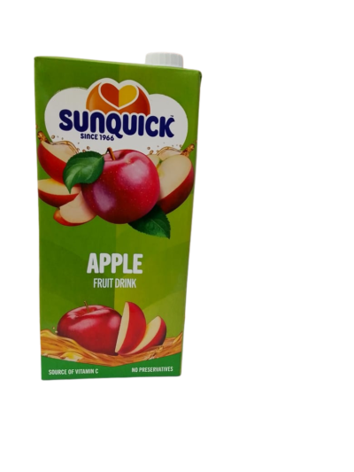 SUNQUICK APPLE  FRUIT DRINK 1LTR