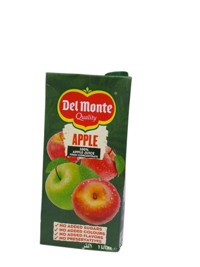 DELMONTE APPLE JUICE 1LTR