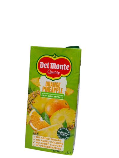 DELMONTE ORANGE & PINEAPPLE 1LTR