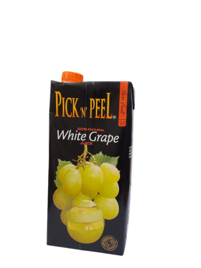 PICK n PEEL WHITE GRAPE JUICE  1LTR