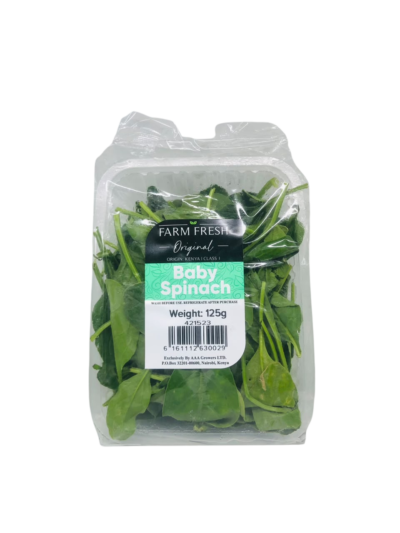 Farm Fresh Baby Spinach 125g