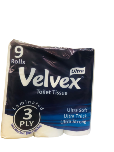 Velvex Toilet Tissue 9roll