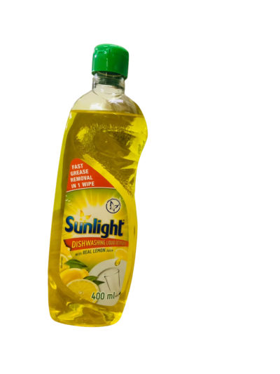Sunlight Dishwashing Liquid Detergent Lemon 400ml