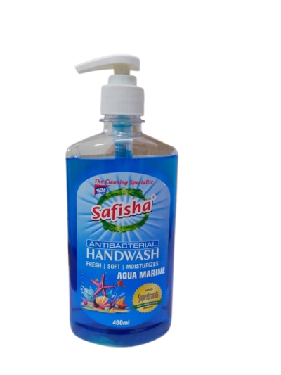 Safisha AntiBacterial Hand Wash Aqua Marine 400ml