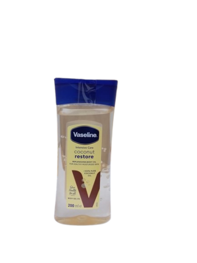 Vaseline Body Gel Oil Coconut Restore 200ml